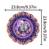 (US Local)Special Shape Animals 5D Diamond Painting Clock Art Craft Diamond Painting Clock Kits