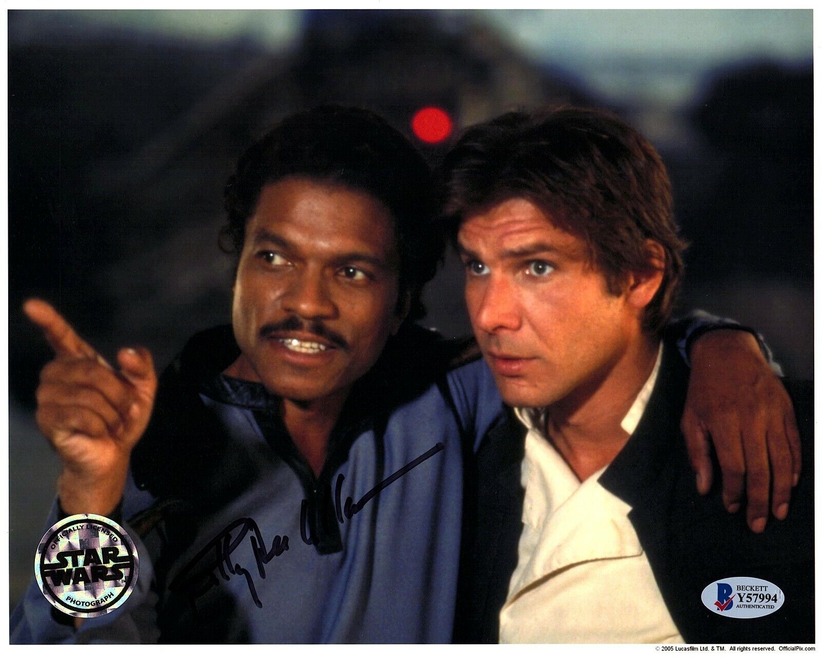 BILLY DEE WILLIAMS Signed STAR WARS Lando