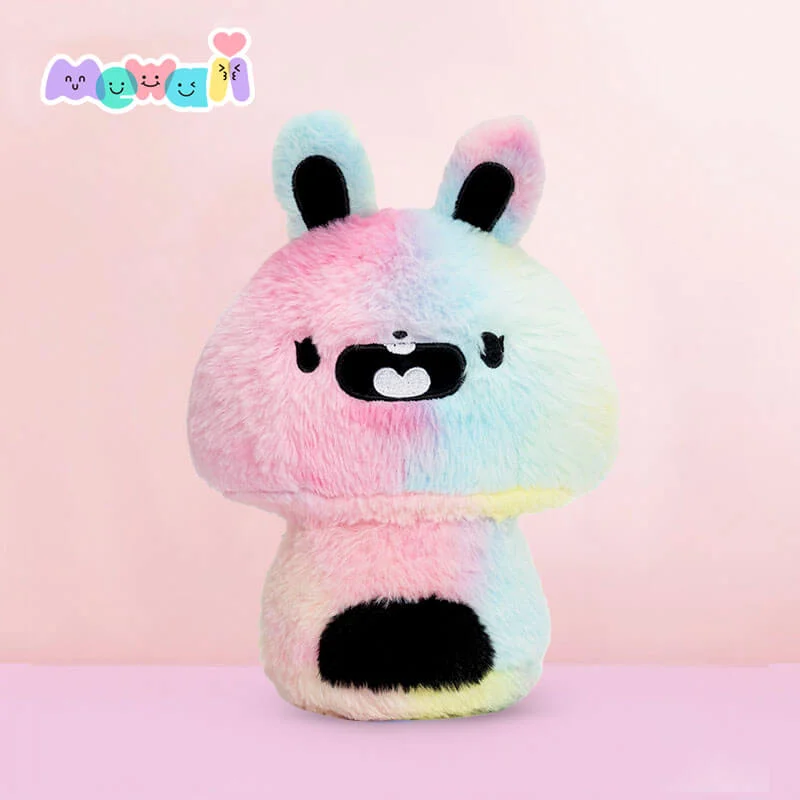 Mewaii® 8 in. Kawaii Bunny Plush  Tie-Dye Pillow Squishy Toy For Gift