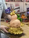 Gengar & Calcifer with LED - Pokemon Howl's Moving Castle Resin Statue - lucky Studio