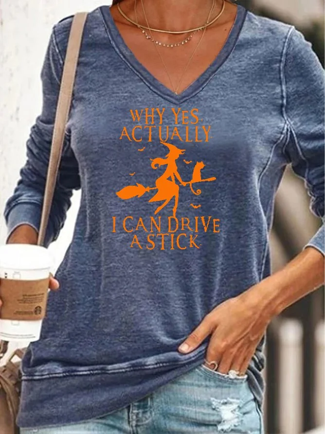 Women's Yes I Can Drive Stick Sweatshirt