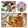 Purple Garden-DIY Embroidery Kit with Pattern Cotton Threads Needles Hoop 30*30cm/11.81*11.81in tapestrymarket