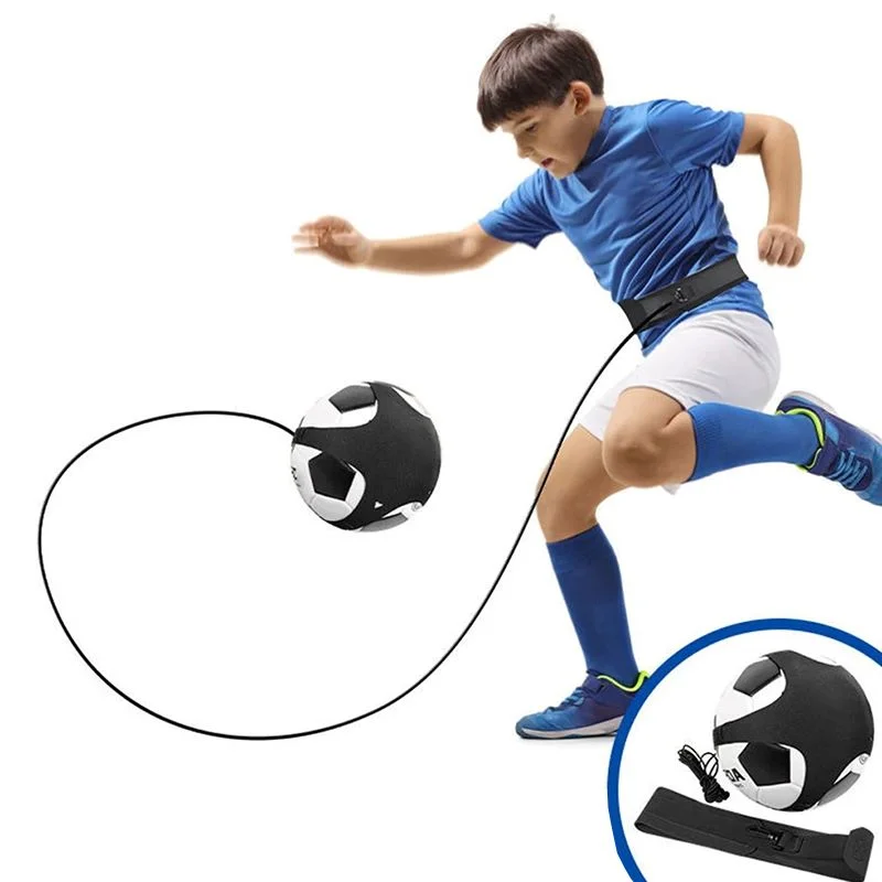 Endurance Football Training Device With Juggling Belt