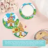 8pcs DIY Diamond Painting Coaster Kit With Holder - Gnome
