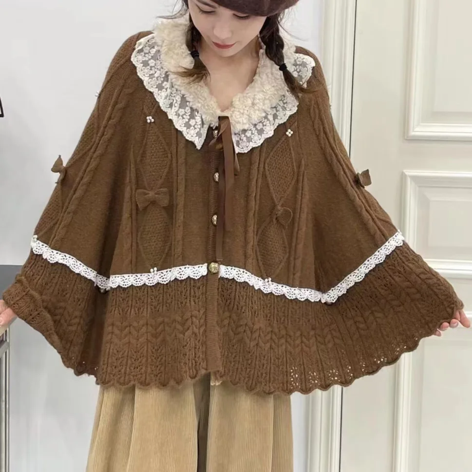 Chicfifth Sweater Women Winter Long Sleeve High Quality Autumn Vintage Top Knitted Cardigan