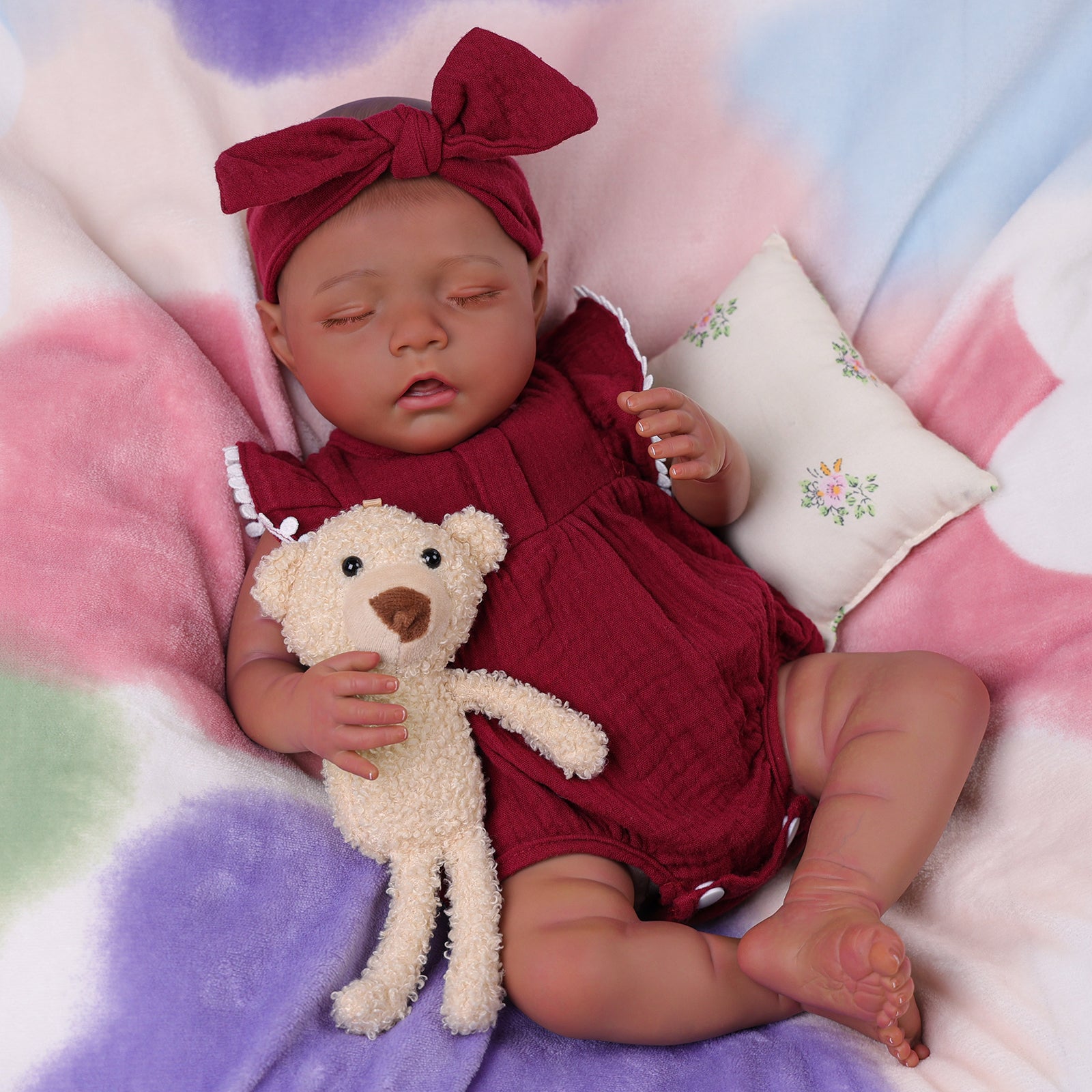 Babeside™ 20'' Realistic Sleeping Infant Reborn Girl Doll Bella with