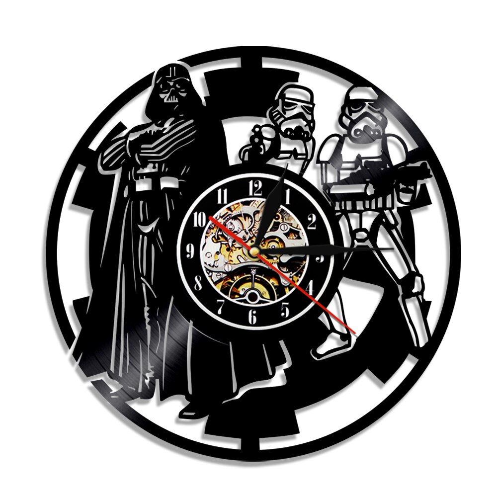 

Galactic Empire Imperial White Soldier - Vinyl Record Wall Clock - Without LED, 501 Original