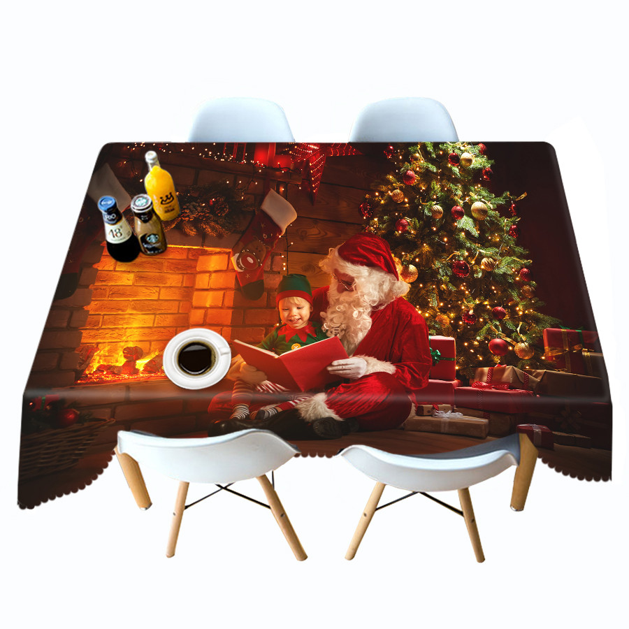 

Christmas - 3D Tablecloth, 140*140cm, 501 Original