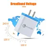 4 Ports USB Color Wall Charger Fast Charging Travel Charger US Plug Adapter