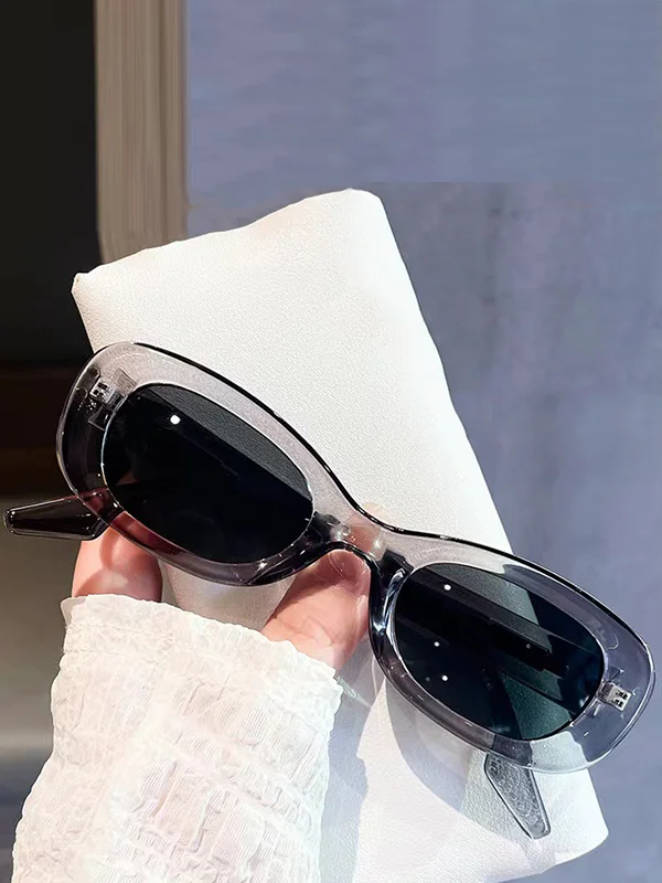 Geometric Sun-Protection Sunglasses Accessories