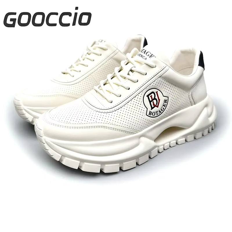 BV187 Prenium Calf-Skin Sneakers/Outdoor Shoes/Hiking Shoes/Casual Shoes For Men GOOCCIO   