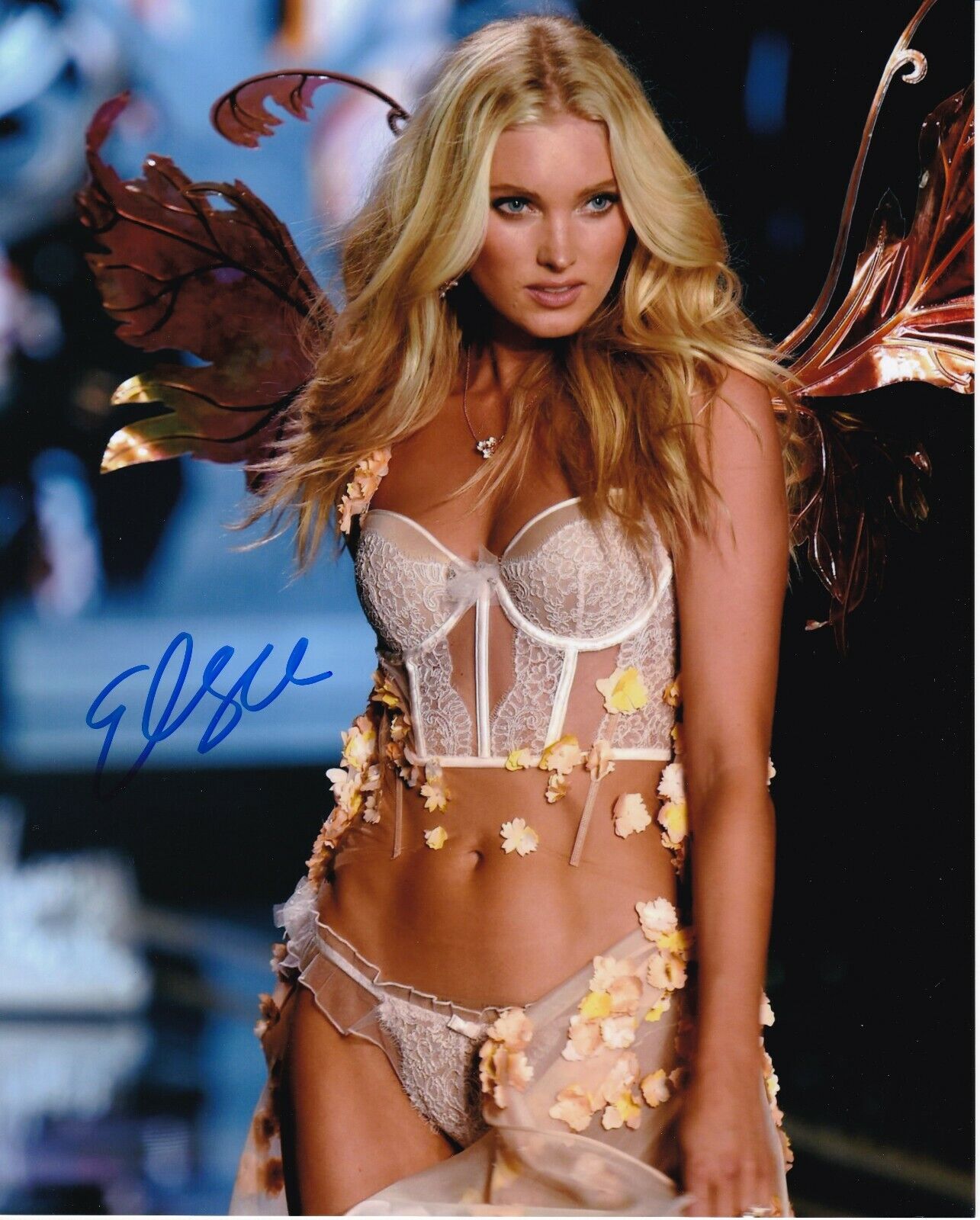 Elsa Hosk ‘VS Angel’ Autographed 8x10 Photo Poster painting with a CoA and Full Signing Details