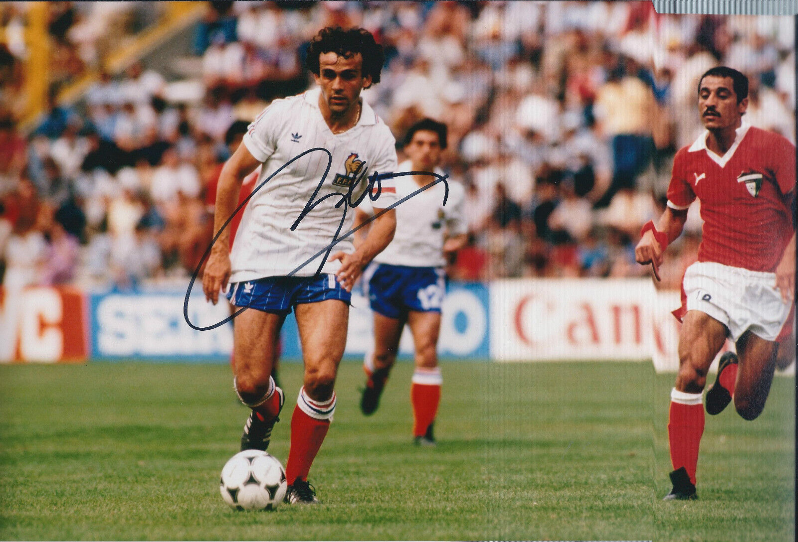 Michel PLATINI Signed Autograph 12x8 Photo Poster painting AFTAL COA European Cup WINNER RARE