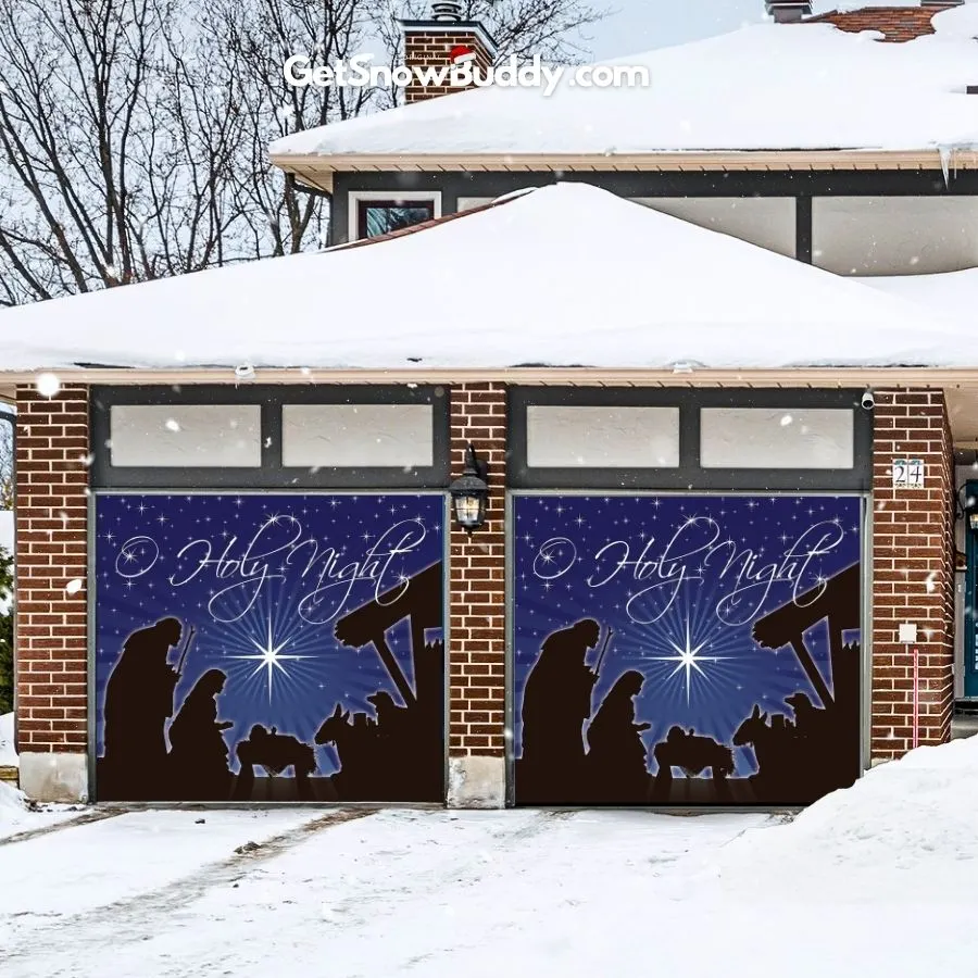 SnowBuddy Garage Door Covers Christmas 2024 Buy 2 Free Shipping