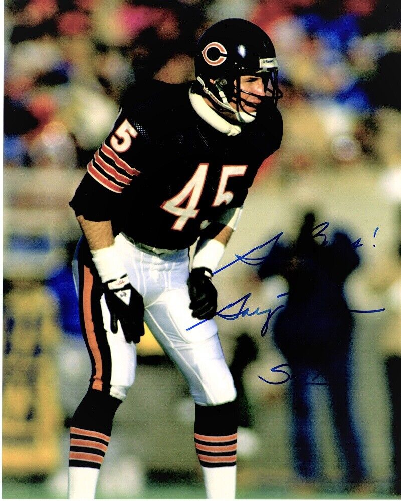 Gary Fencik Signed - Autographed Chicago Bears 8x10 inch Photo Poster painting with Certificate