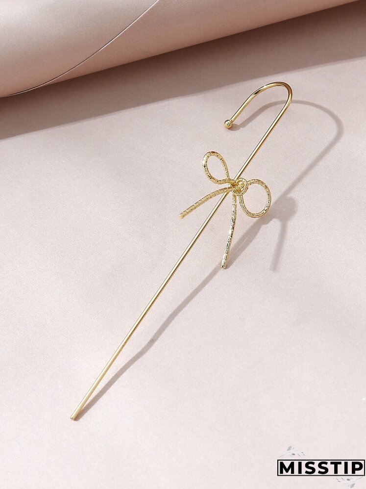 1pc Bow Knot Decor Earring