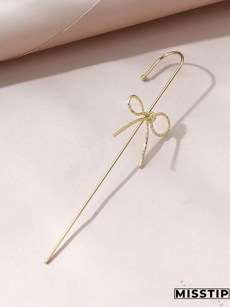 1pc Bow Knot Decor Earring
