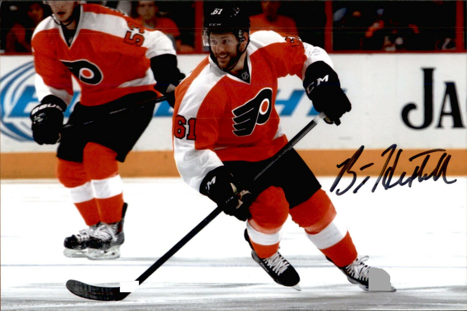 Brett Hextall SIGNED 4x6 Photo Poster painting PHILADELPHIA FLYERS #3