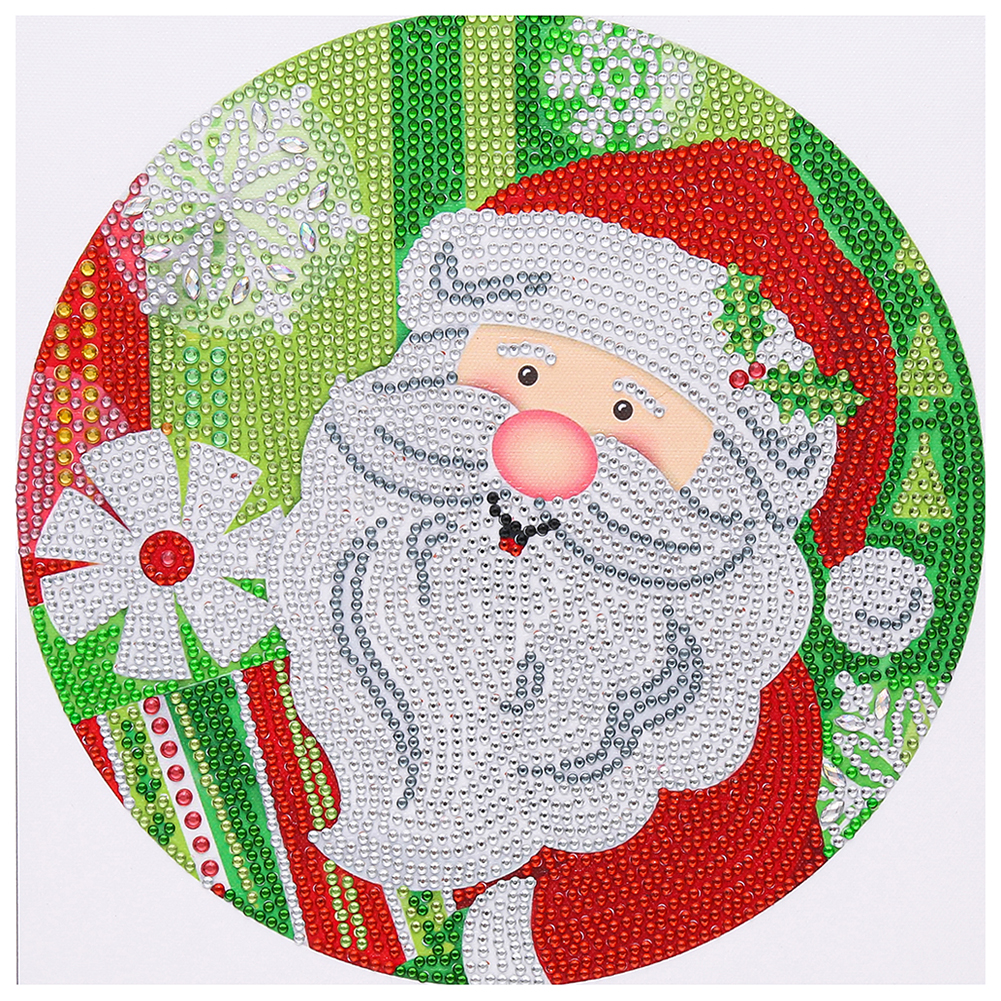 

Flower Santa Claus - Special Shaped Diamond Painting - 30*30CM, 501 Original