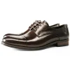 Classic Mens Black Derby Dress Shoes Business
