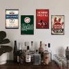 4pcs - Drinks - Vintage Metal Signs(8*12Inch/12*16Inch) - Bar