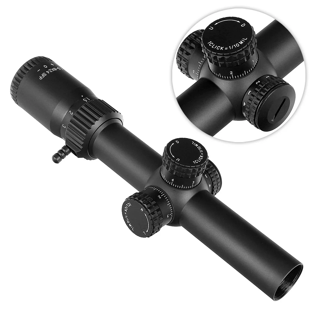 ohhunt® 1.5-8X24 IR 30MM SFP Red Illuminator Tactical Scope