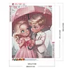 >SALE<5D DIY Full Round Drill Diamond Painting Sweet Couple Kit Home Decoration40x50cm