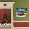 Red Christmas Truck-Full Round Diamond Painting 50*60CM
