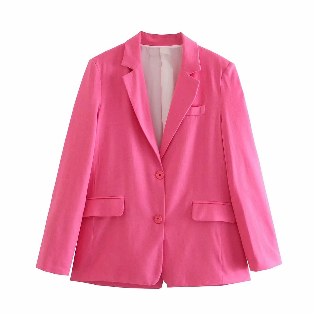 Stylish New Casual Pink Women Blazer Jacket Mini Skirt 2 Pieses Single Breasted Bodycon Temperament Spring Summer Pleated Skirts