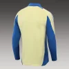 2024/2025 Ajax Half-Pull Training Suit Yellow Football Shirt 1:1 Thai Quality Set love fball