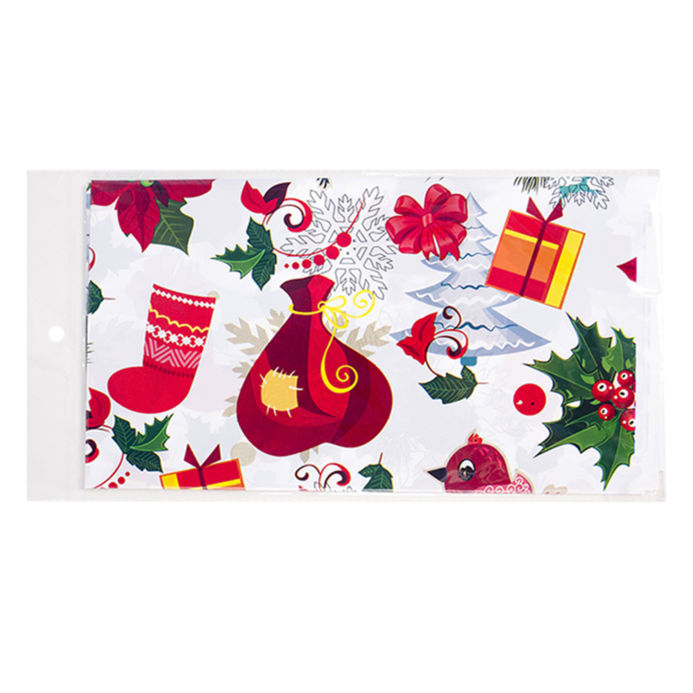 

Christmas Printed DIY Tablecloth PVC Disposable Tableware Cushion for Decor, Style 2, 501 Original
