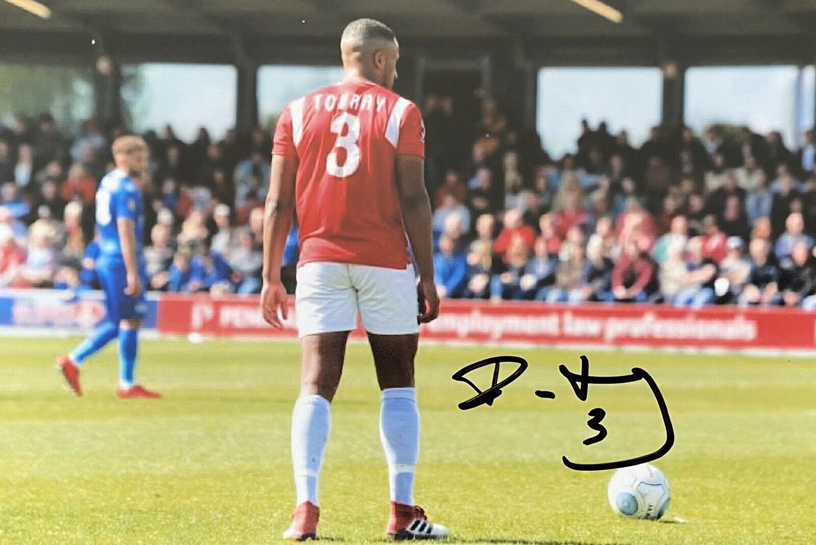 Ibou Touray Genuine Hand Signed Salford City 6X4 Photo Poster painting 5