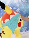 Licensed Winter Ver. Pikachu Super Soft Short Plush Doll - Free Shipping - Pokemon [In Stock]