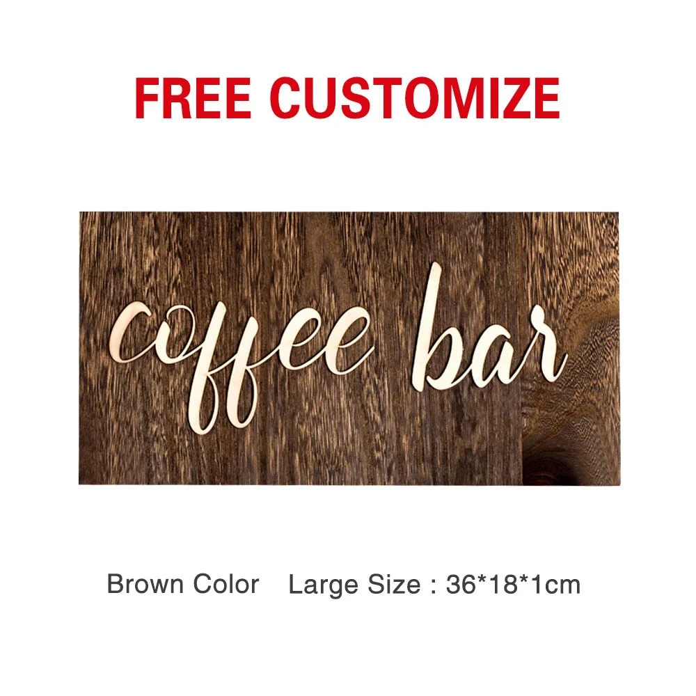 Custom Wooden House Sign Personalized Home Outdoor Plates Apartment Door Numbers Signs For Door Yard Decoration