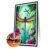 (US Only)5D DIY Full Square Drill Diamond Painting Dragonfly Animal Series Decor 50x75cm