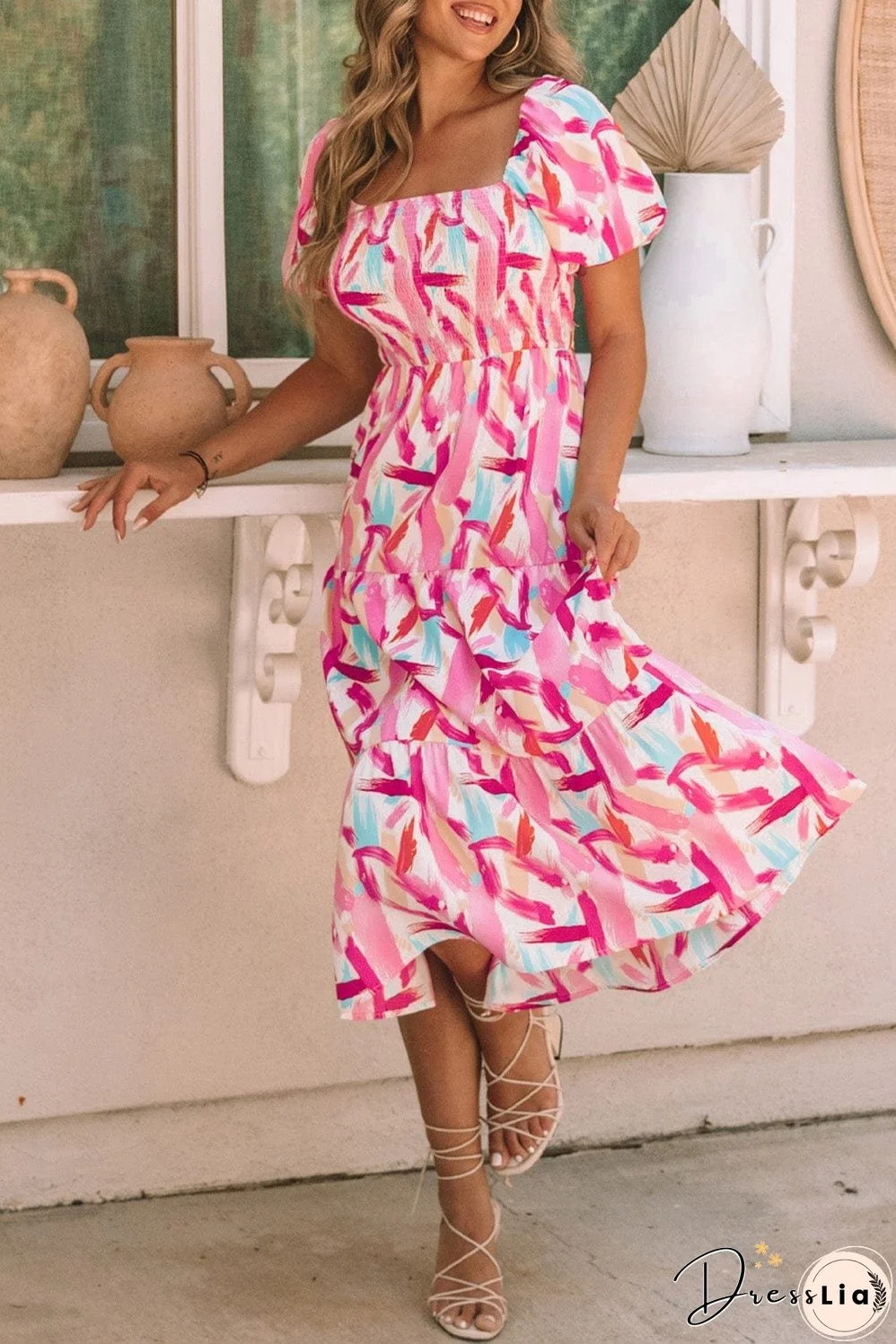 Flowy Midi Dress