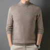 Men's 100% Wool Thickened Warm Turtleneck Sweater