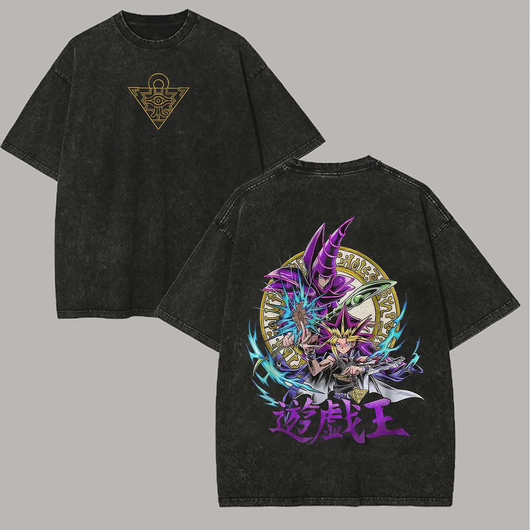 Yu-Gi-Oh! Printed Unisex Washed T-Shirt