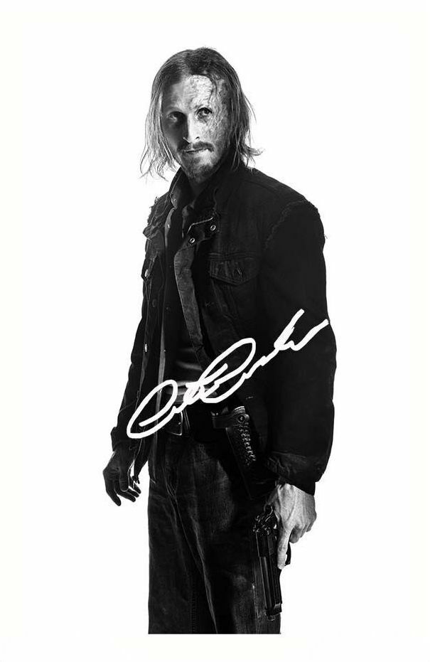 AUSTIN AMELIO - THE WALKING DEAD AUTOGRAPH SIGNED Photo Poster painting POSTER PRINT