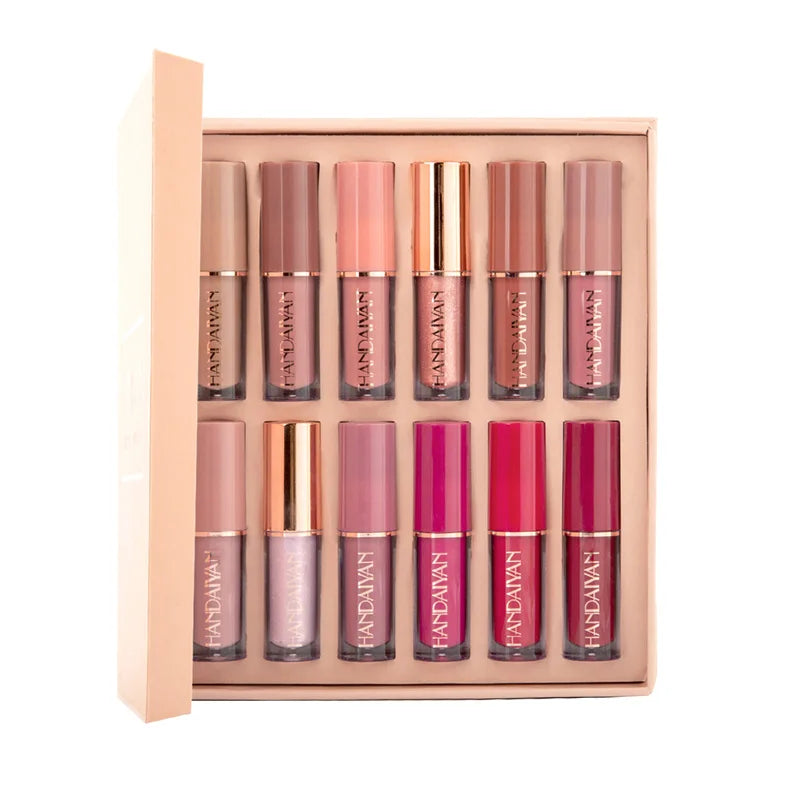 12Pcs/Box Matte Liquid Lipstick