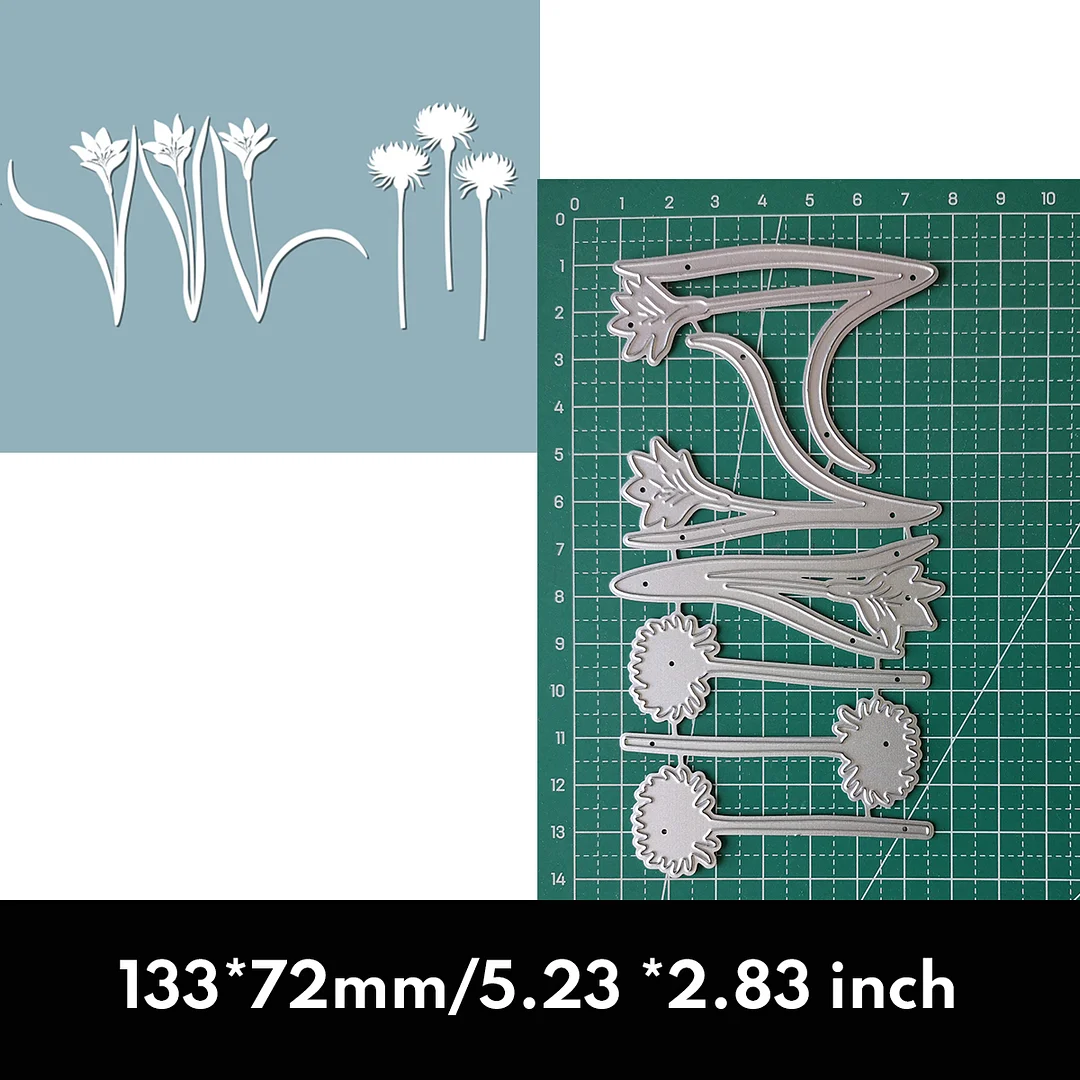 Athvotar Flowers Craft Paper Dies Cut Diy Handmade Mold Scrapbook For Card Making Stencils New Embossing Dies 2023