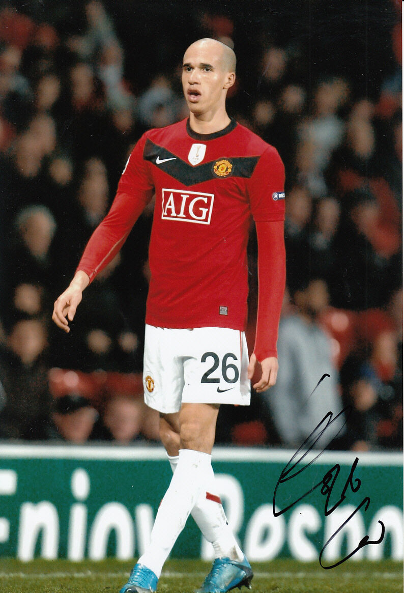 Manchester United Hand Signed Gabriel Obertan Photo Poster painting 12x8 2.