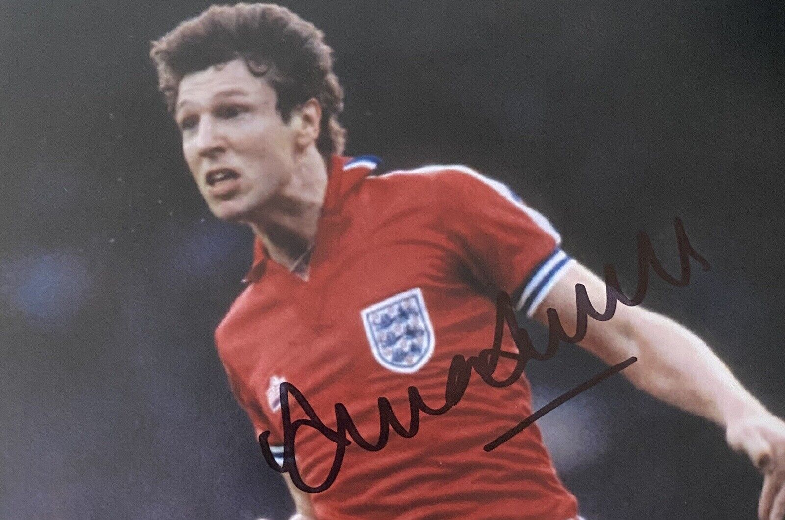 Alvin Martin Genuine Hand Signed England 6X4 Photo Poster painting