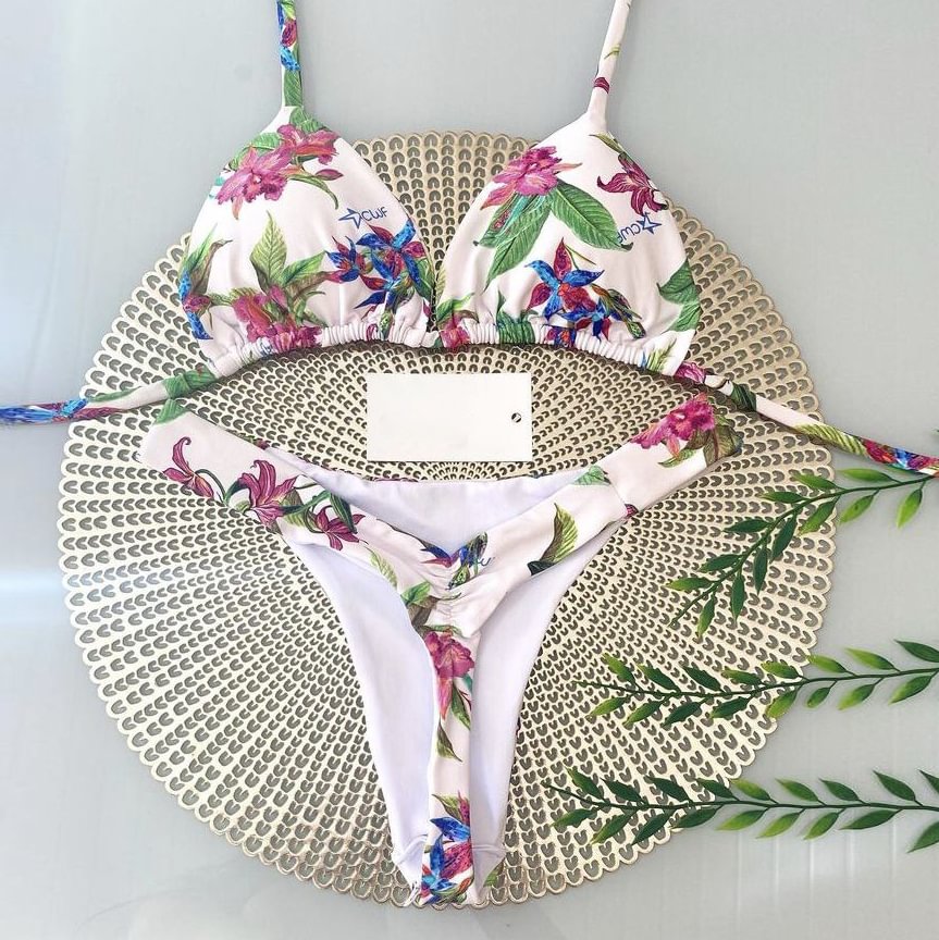 plus size falbala swimwear high waist bikini green beachwear sexy sling bikini brazilian 2019 