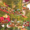 8Pcs Double Side Effect Acrylic Special Shaped Christmas Theme Xmas Trees Hanging Pendant Kits