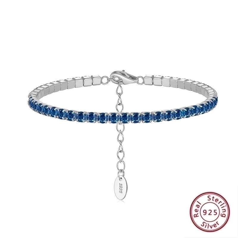 925 Sterling Silver Bracelets Tennis Bracelet IG Style French Style Sweet