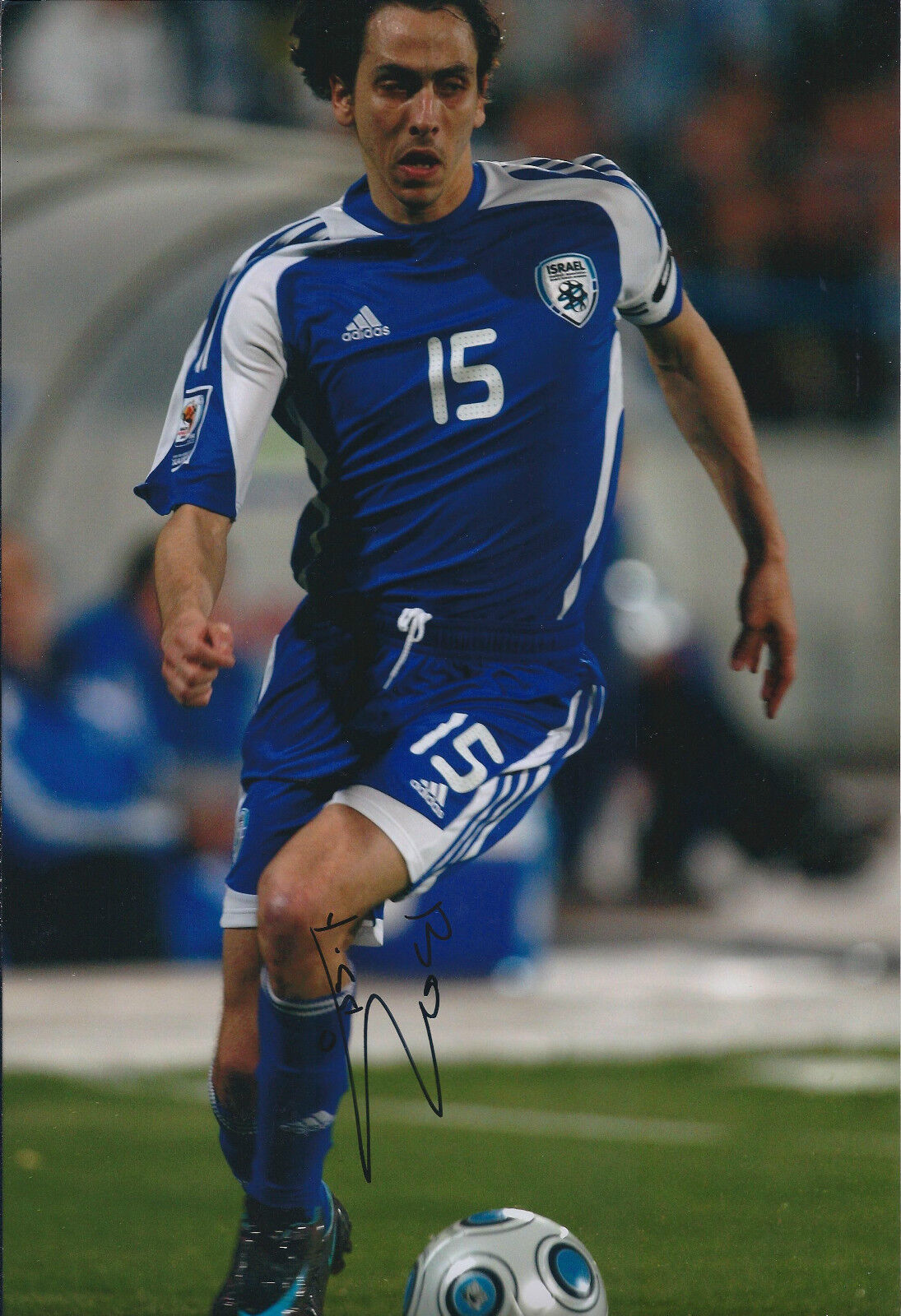 Yossi BENAYOUN Signed Autograph 12x8 Photo Poster painting AFTAL COA Chelsea Israel