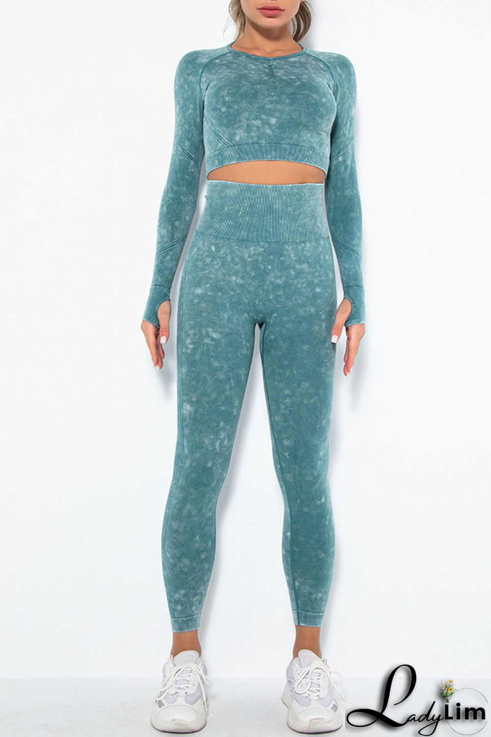 Purple Casual Sportswear Print Split Joint O Neck Long Sleeve Two Pieces