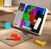 Super Blocks Puzzle Games, Featuring 3000 Challenges Brain Teaser Puzzles, STEM Board Games for Ages 6+ Kids, Travel Toys, Holiday Gift & Birthday Gifts for Boys Girls and Seniors