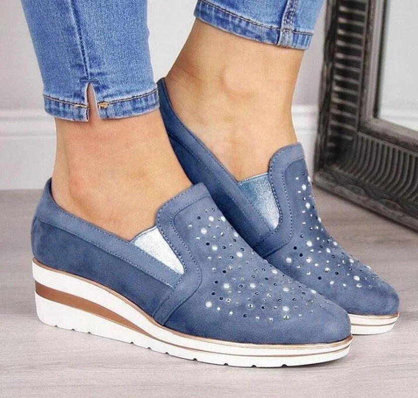 2022 Autumn Women Flats Shoes Female Hollow Breathable Mesh Casual Shoes For Ladies Slip On Flats Loafers Lace Up Shoes Beach